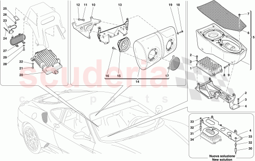 Part Diagram for Ferrari 81129900
