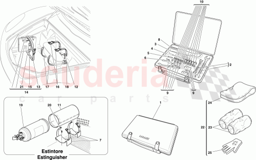 Part Diagram for Ferrari 68010300