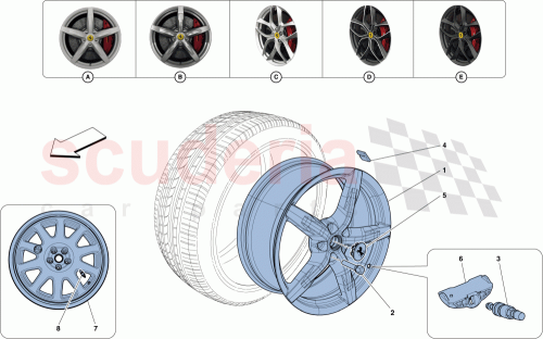 Part Diagram for Ferrari 327799