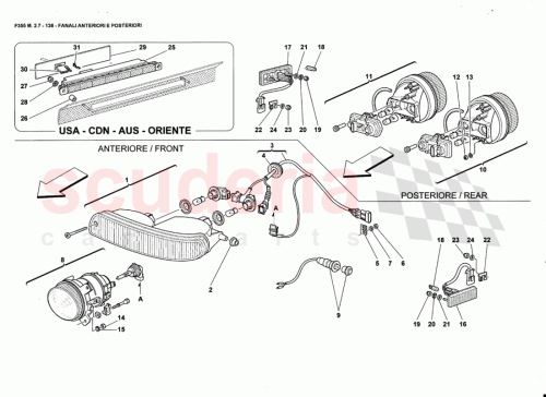 Part Diagram for Ferrari 64619100