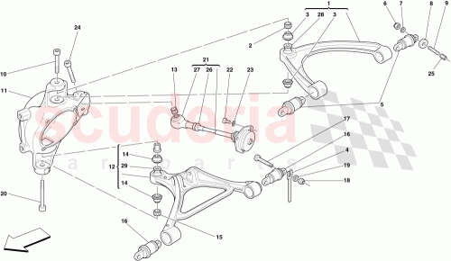 Part Diagram for Ferrari 175911