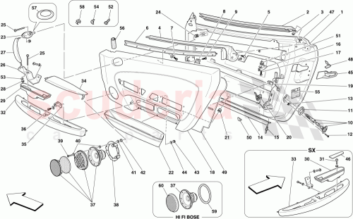 Part Diagram for Ferrari 65157600