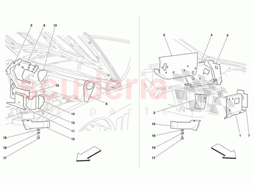 Part Diagram for Ferrari 67087200