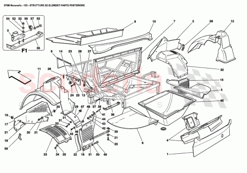 Part Diagram for Ferrari 65374700