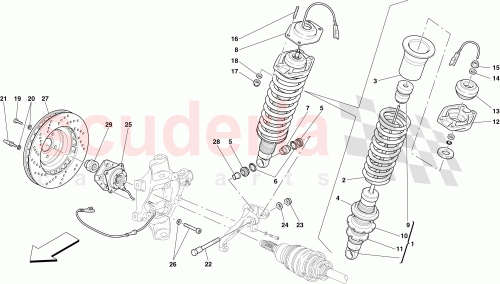 Part Diagram for Ferrari 198488