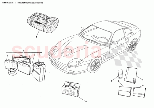 Part Diagram for Ferrari 66654600