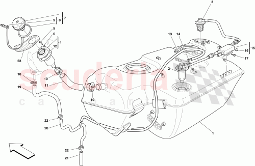 Part Diagram for Ferrari 213365