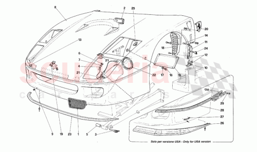 Part Diagram for Ferrari 62611000