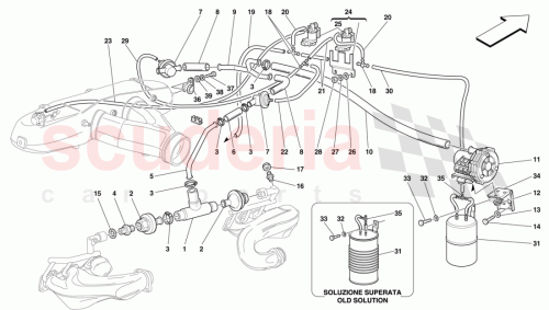 Part Diagram for Ferrari 165640