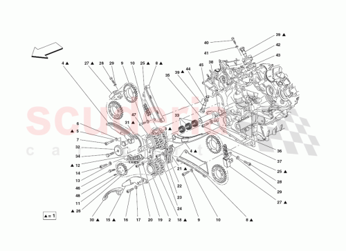 Part Diagram for Ferrari 194261