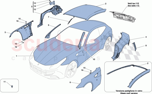 Part Diagram for Ferrari 84187911