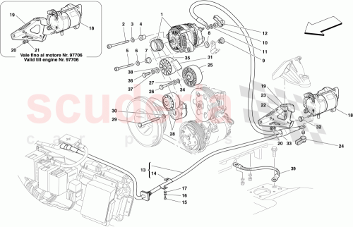 Part Diagram for Ferrari 11343821