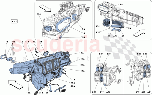 Part Diagram for Ferrari 88498300