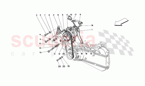Part Diagram for Ferrari 161891