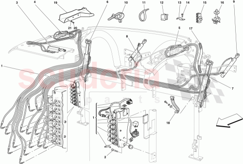 Part Diagram for Ferrari 66686700