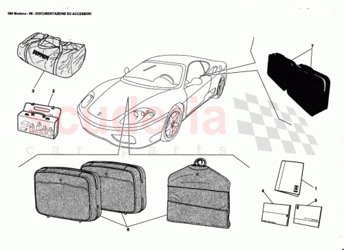 Part Diagram for Ferrari 66073700