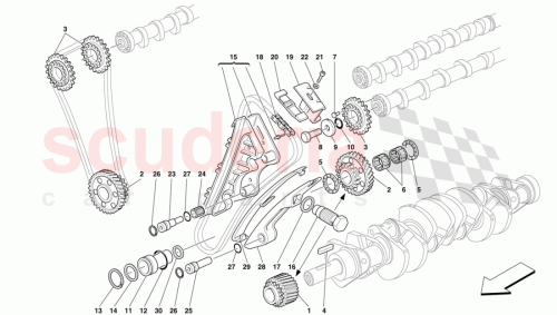 Part Diagram for Ferrari 165976