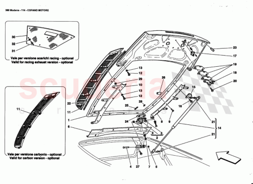 Part Diagram for Ferrari 65398911