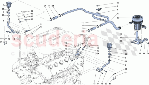 Part Diagram for Ferrari 165446