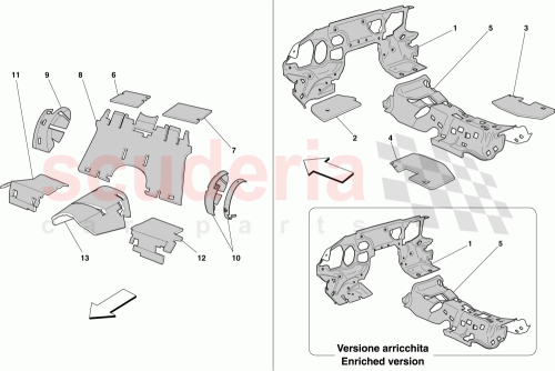 Part Diagram for Ferrari 67156700