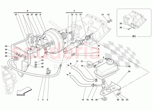 Part Diagram for Ferrari 144552
