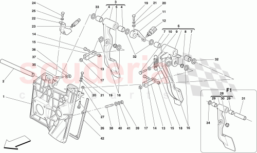 Part Diagram for Ferrari 180558