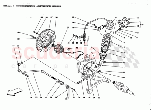 Part Diagram for Ferrari 174724