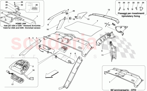 Part Diagram for Ferrari 67327300