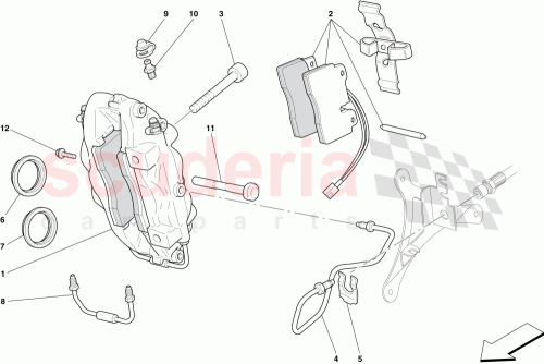 Part Diagram for Ferrari 70001119