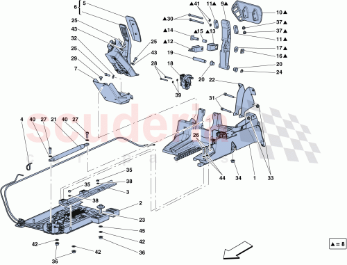 Part Diagram for Ferrari 301052
