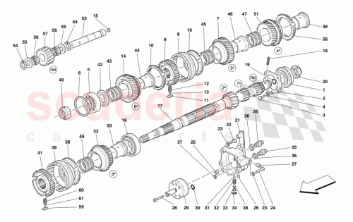 Part Diagram for Ferrari 152206