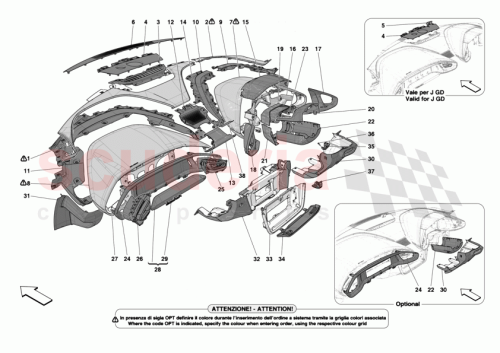 Part Diagram for Ferrari 967895