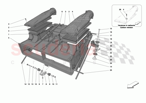 Part Diagram for Ferrari 000138926