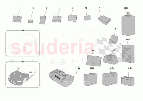 Part Diagram for Ferrari 55040045