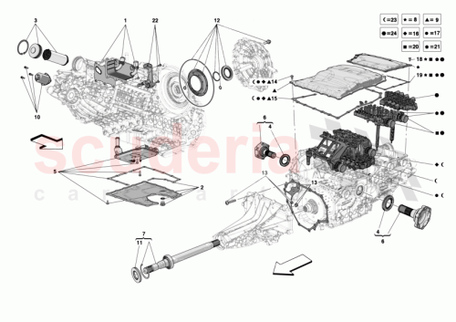 Part Diagram for Ferrari 55024227