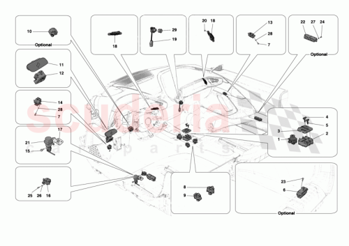 Part Diagram for Ferrari 894154