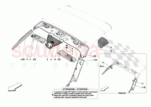 Part Diagram for Ferrari 055037627