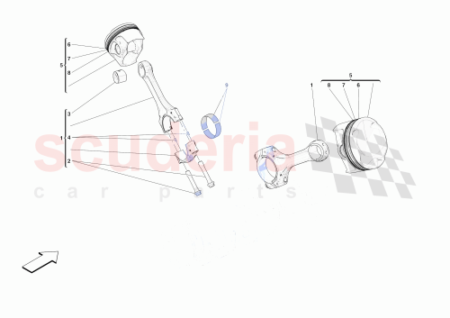 Part Diagram for Ferrari 955507