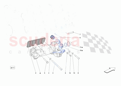 Part Diagram for Ferrari 14302124