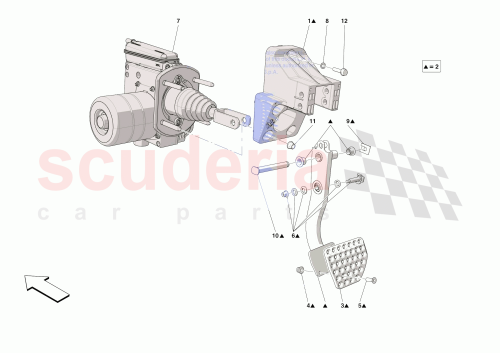 Part Diagram for Ferrari 773372
