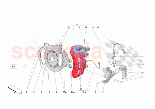 Part Diagram for Ferrari 70005108