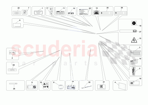 Part Diagram for Ferrari 940162