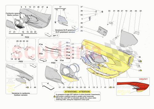 Part Diagram for Ferrari 982285