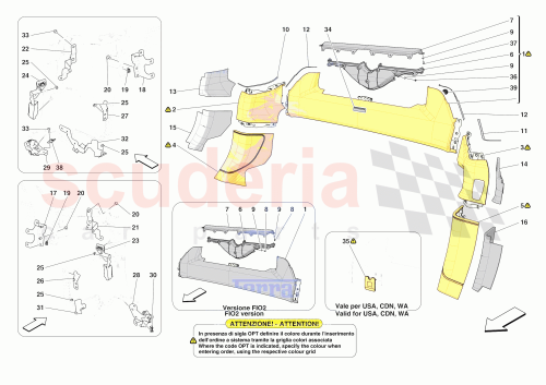 Part Diagram for Ferrari 947689
