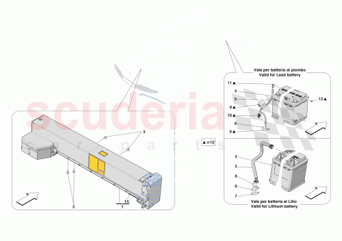 Part Diagram for Ferrari 950103