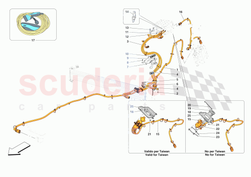 Part Diagram for Ferrari 966429