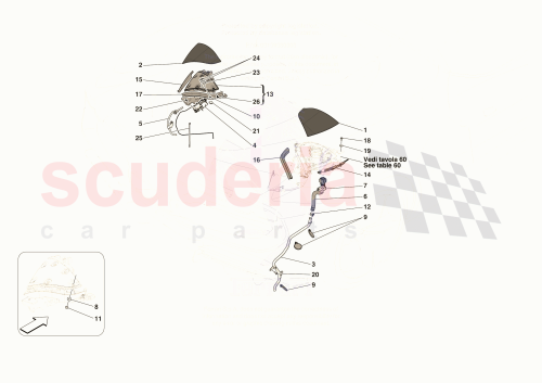 Part Diagram for Ferrari 940375