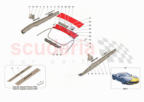 Part Diagram for Ferrari 070007849