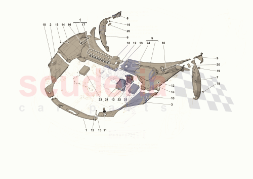 Part Diagram for Ferrari 851357