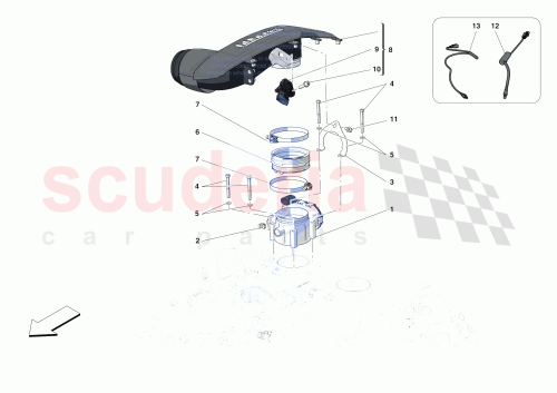 Part Diagram for Ferrari 000801824
